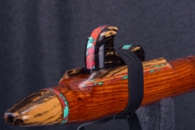Honduran Rosewood Native American Flute, Minor, Low F-4, #S6K